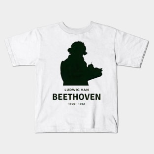 Ludwig van Beethoven (1740 - 1792) Kids T-Shirt